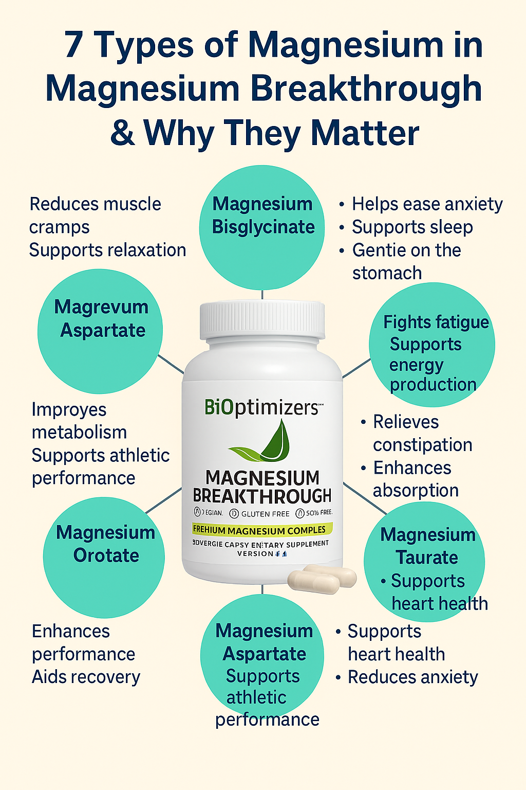 Magnesium Breakthrough: 7 Magnesium Forms Explained